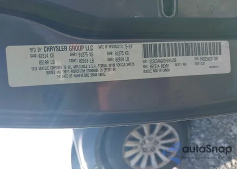 2014 Chrysler 300 z USA, uszkodzony, nr VIN 2C3CCAAGXEH289188